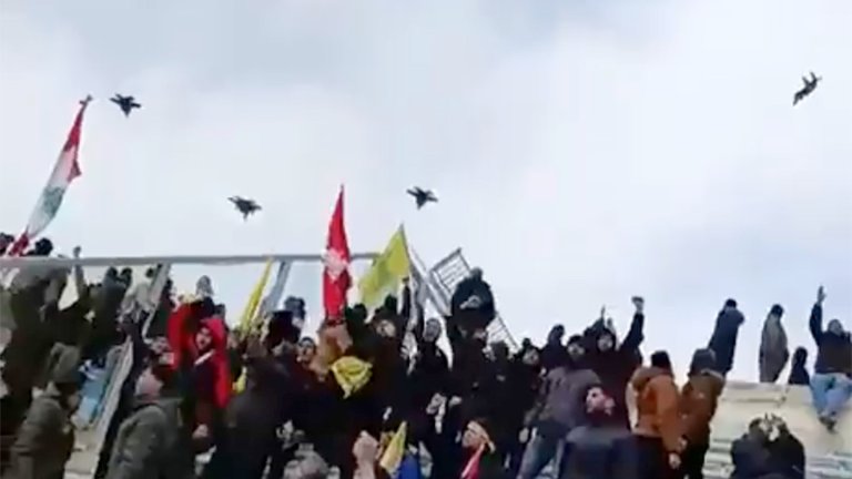 Israel Performs Parade-Like Fighter Jet Flyover For Arch Enemy’s Funeral