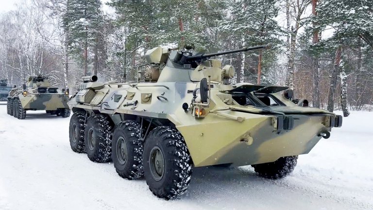 Russia Sent Electronic Warfare Systems And Armored Vehicles To Kazakhstan For Peacekeeping Mission